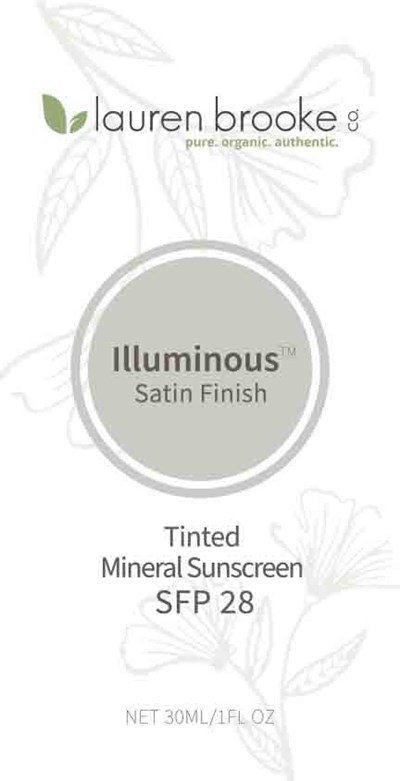 Illuminous Tinted Mineral Sunscreen (Tinted Sunscreen Label   Front)